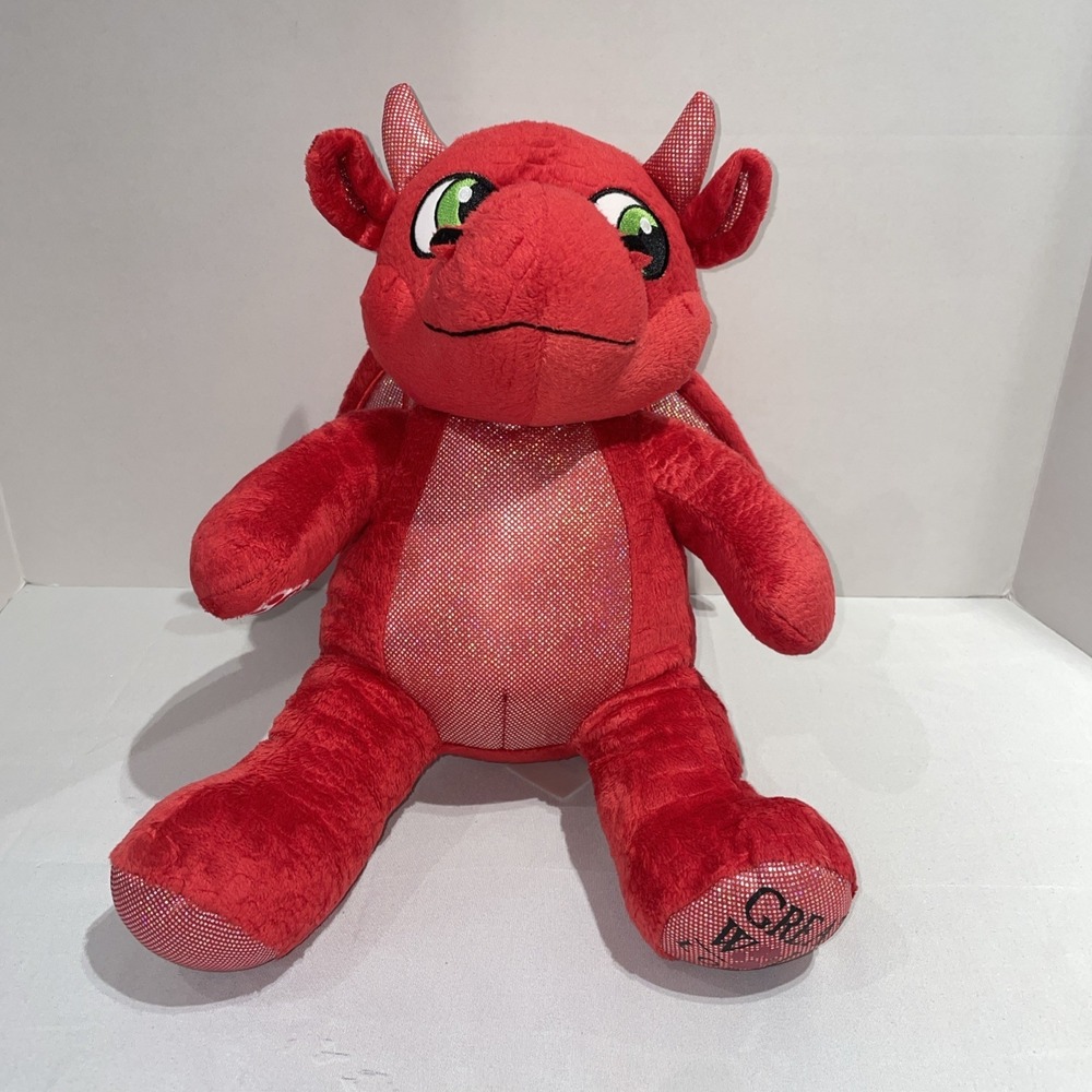 Build A Bear Magic Quest Red Dragon Ellie 15" Plush Stuffed Great Wolf Lodge